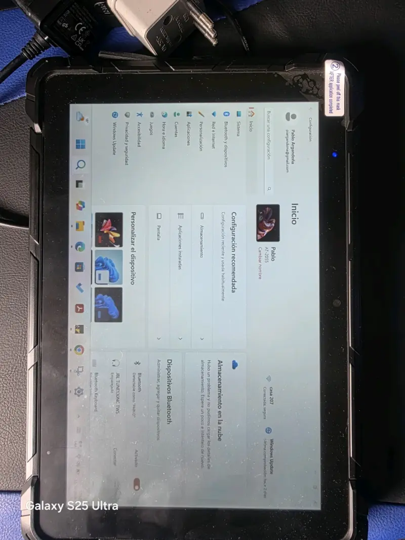 Tablet Rugged HIGOLE PC F7n Negra - 6