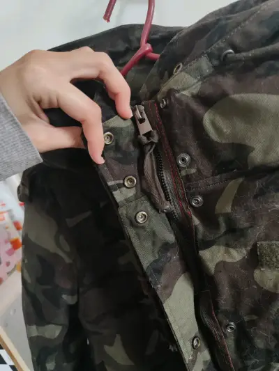 Parka camuflada para mujer Opposite Basics - miniatura 4