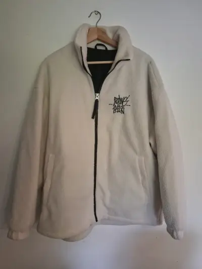 Chaqueta polar blanco invierno Talla M - miniatura 2