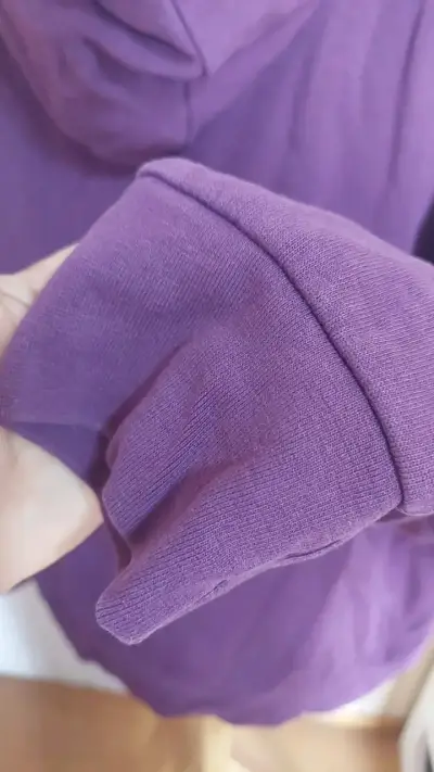 Polerón morado para mujer Lippi con capucha - miniatura 4