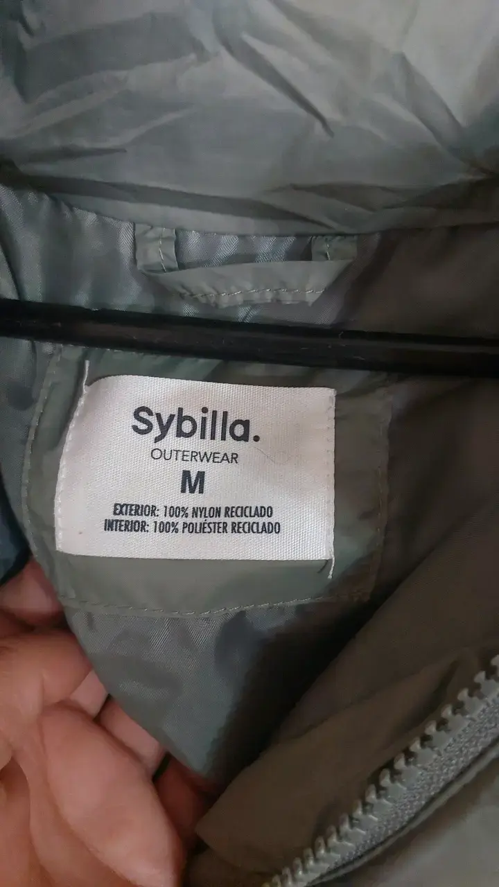 Chaqueta acolchada verde con capucha Sybilla - 2