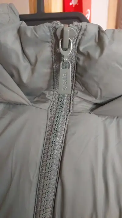 Chaqueta acolchada verde con capucha Sybilla - miniatura 4