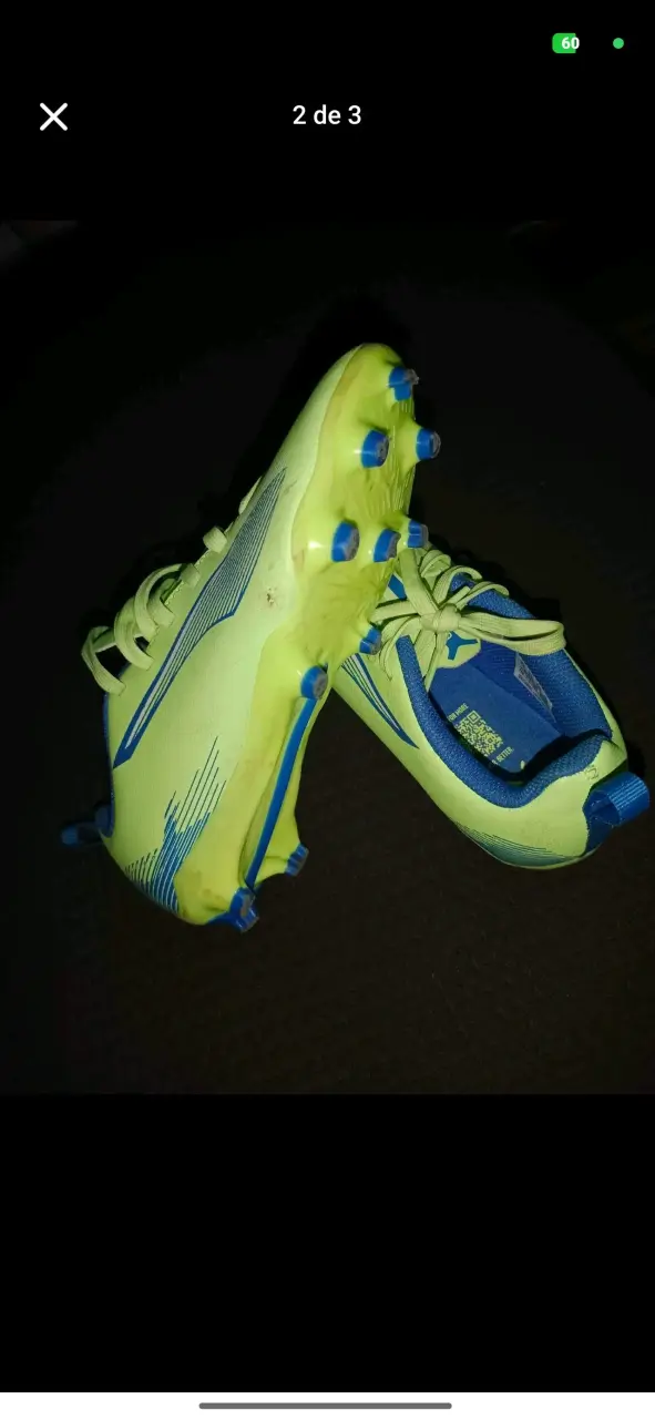 Botines de fútbol talla 34 - 2