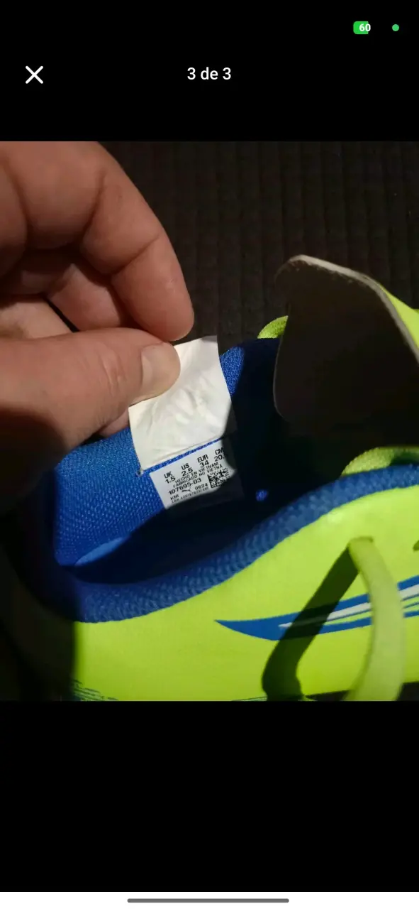 Botines de fútbol talla 34 - 3