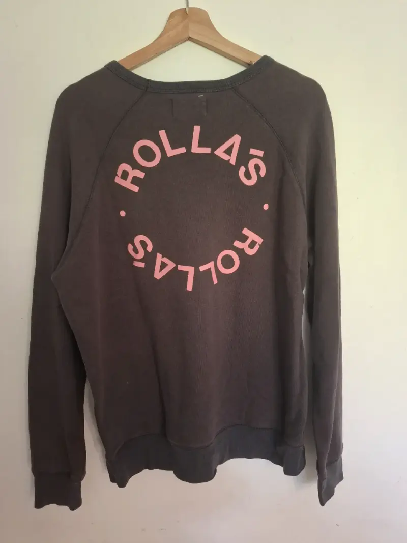Polerón Rolla's marrón con logo Talla M - 4