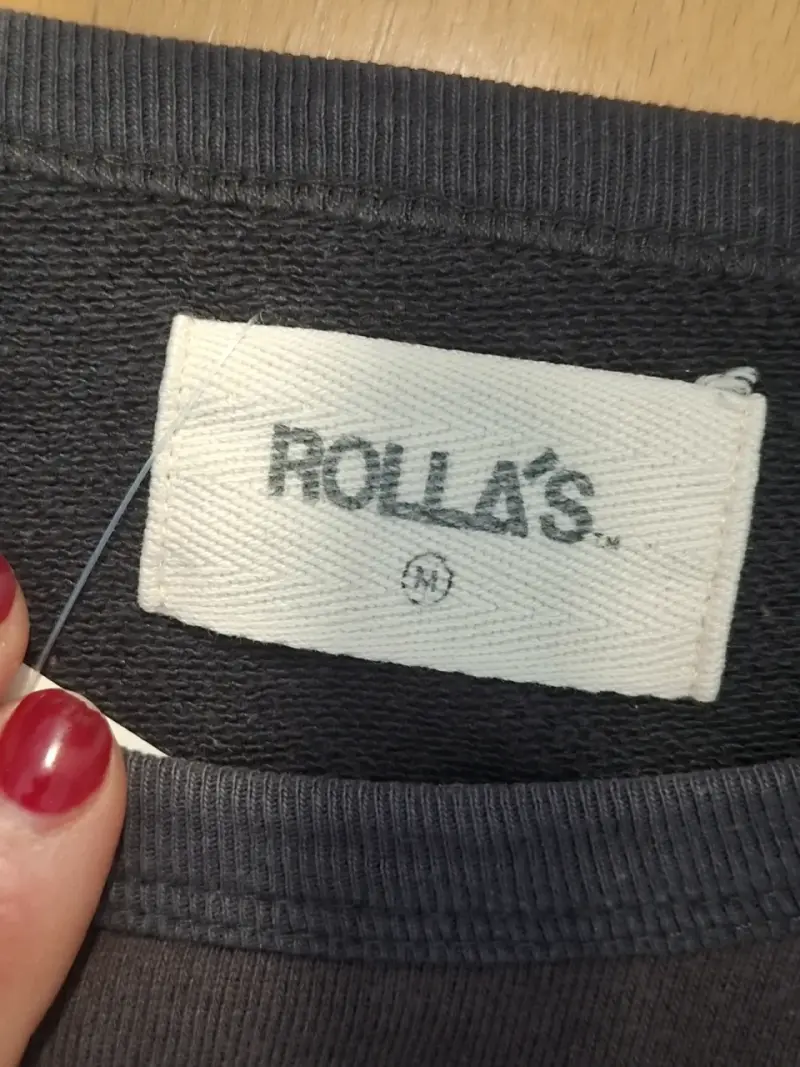 Polerón Rolla's marrón con logo Talla M - 5