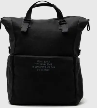 Mochila bubba black canvas 15" - miniatura 1