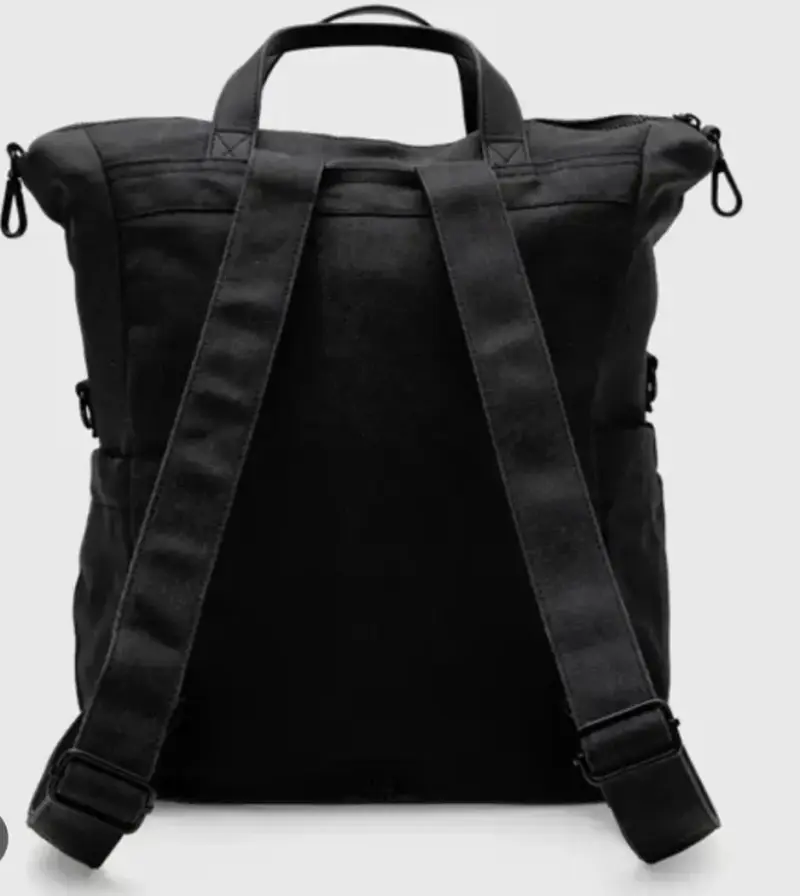 Mochila bubba black canvas 15" - 2