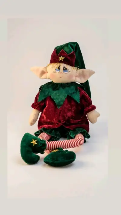 Muñeco de Duende Navideño estilo country - miniatura 3
