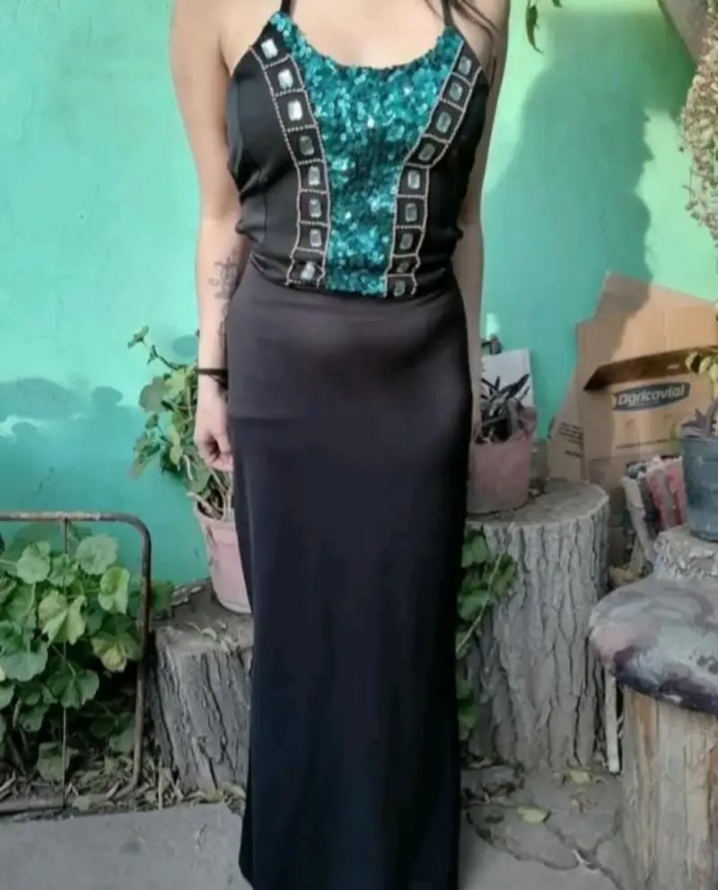 Vestido de gala talla S - 1