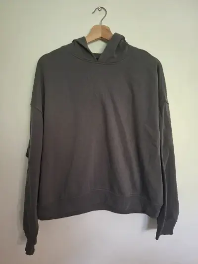 Polerón gris con capucha unisex Talla L - miniatura 3