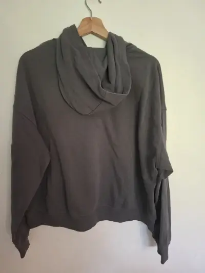 Polerón gris con capucha unisex Talla L - miniatura 4