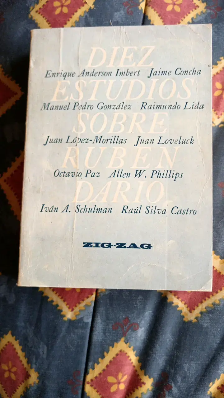 Libro Diez Estudios Sobre Rubén Darío Zig-Zag - 1