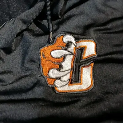 Polerón con capucha negro Jordan logo bordado - miniatura 3