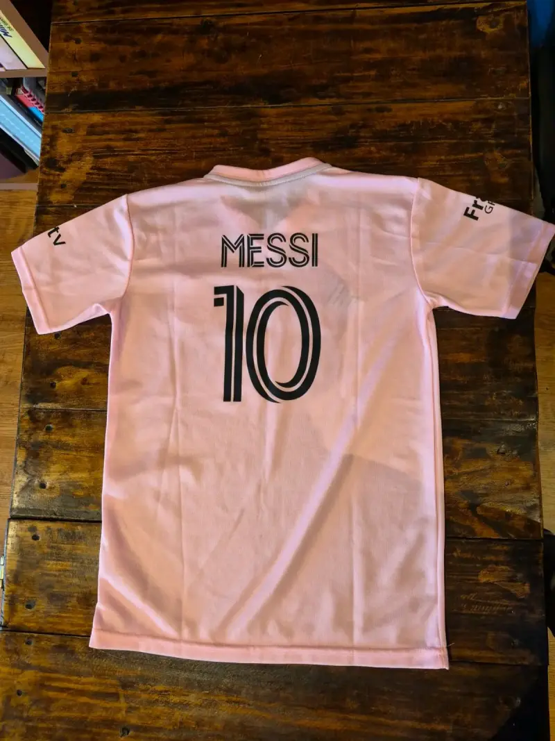 Camiseta rosa Messi 10 Inter Miami