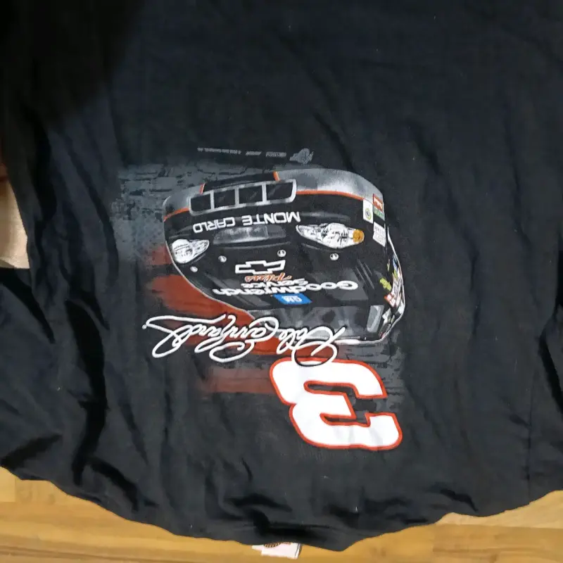 Polera manga larga negra Dale Earnhardt - 3