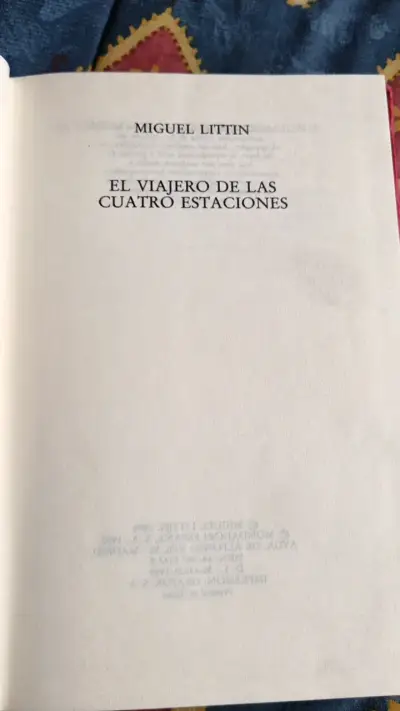 Libro 'El Viajero de las Cuatro Estaciones' de Miguel Littin - miniatura 1