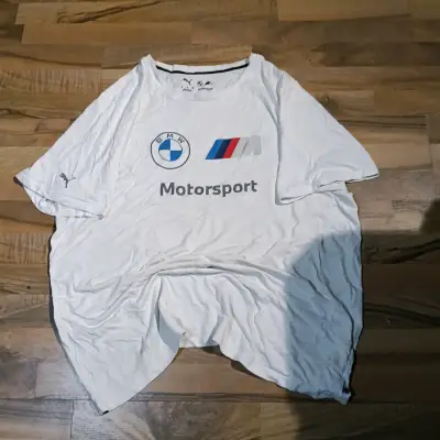 Polera blanca BMW Motorsport Puma para hombre - miniatura 2