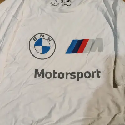 Polera blanca BMW Motorsport Puma para hombre - miniatura 3
