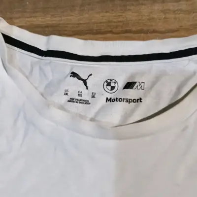 Polera blanca BMW Motorsport Puma para hombre - miniatura 4
