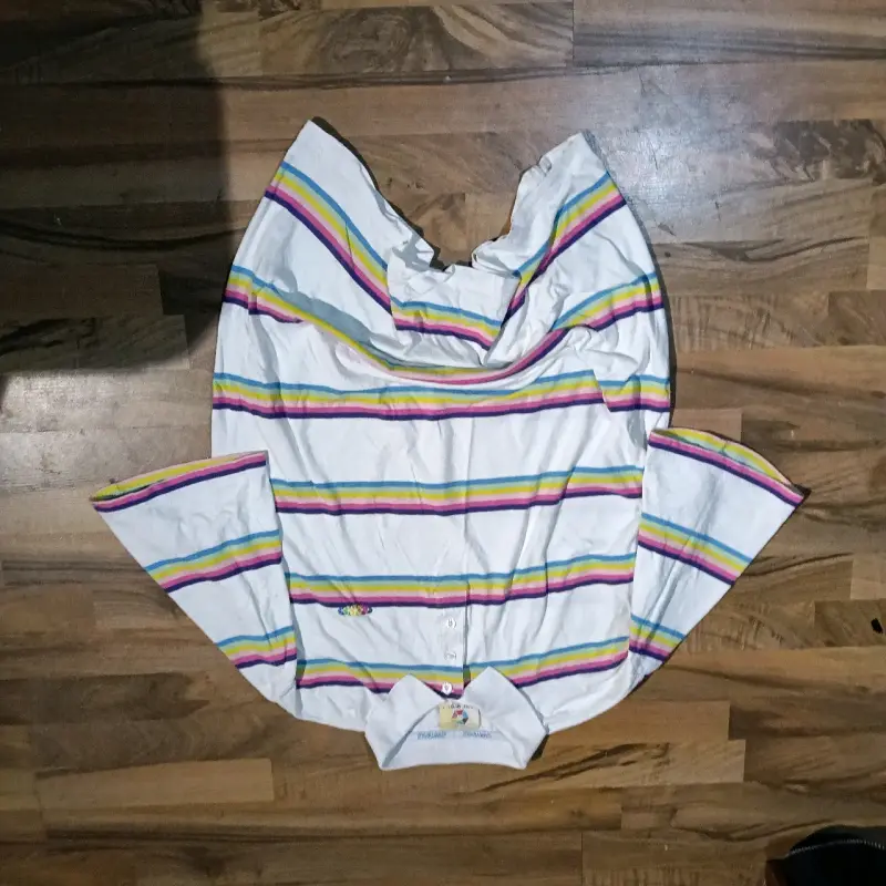 Polera rayada multicolor para hombre - 2