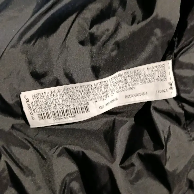 Chaleco acolchado negro Zara para hombre - 4