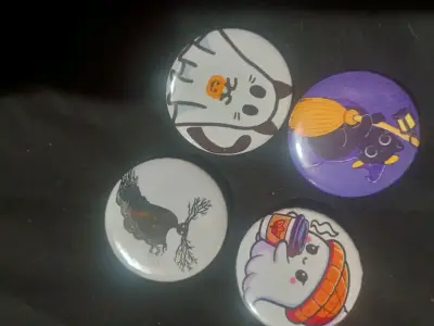 Set de chapitas decorativas con diseños variados - miniatura 4