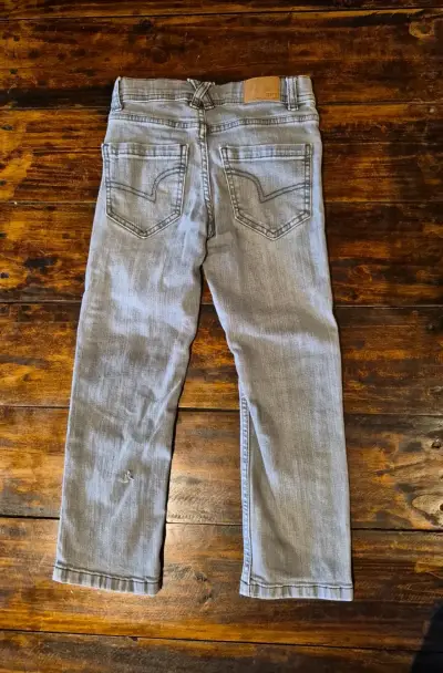 Jeans grises para niños talla 6 harvest - miniatura 2