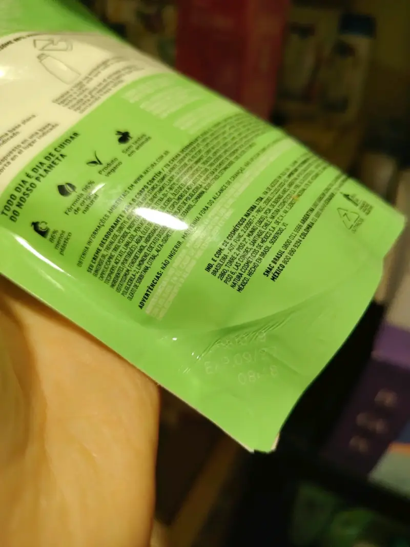 Crema Corporal Natura Tododia 400ml Repuesto - 2