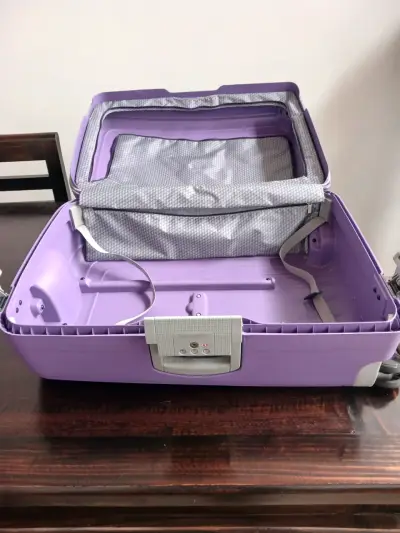 Maleta rígida morada Samsonite con ruedas - miniatura 5