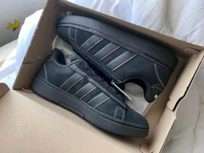 Zapatillas negras Adidas Grand Court Alpha 00s - miniatura 2
