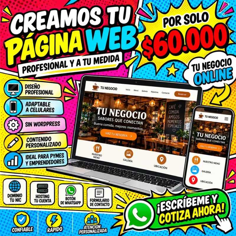 Servicio de Creación de Páginas Web Profesionales