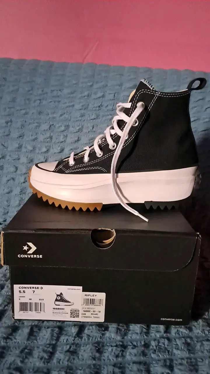 Zapatillas Converse negras de plataforma