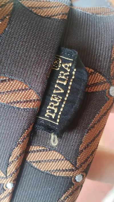 Corbata de seda con diseño geométrico Somatex - miniatura 2