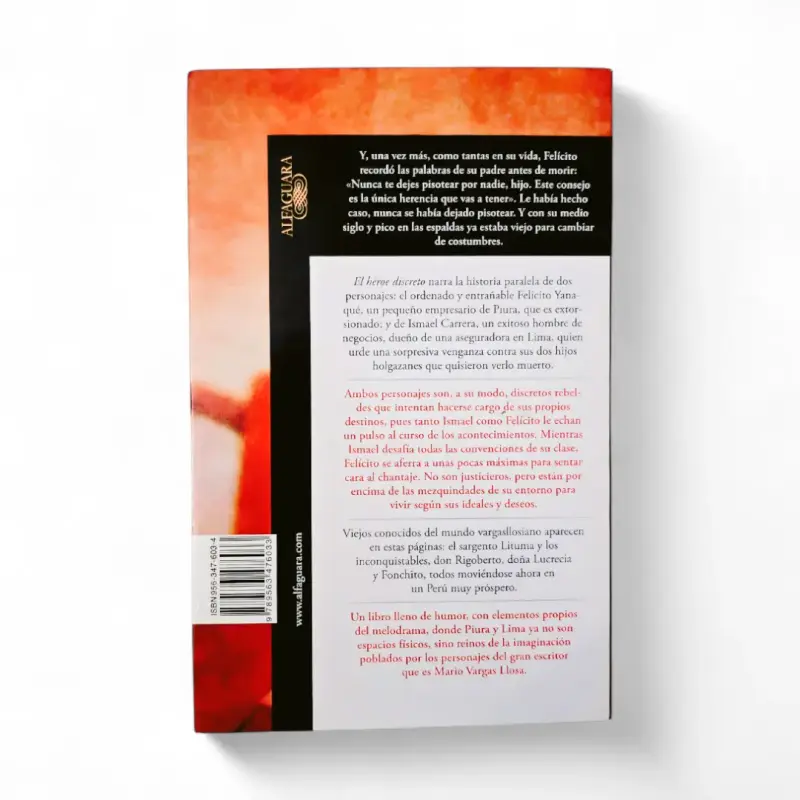 Libro 'El héroe discreto' de Mario Vargas Llosa - 2