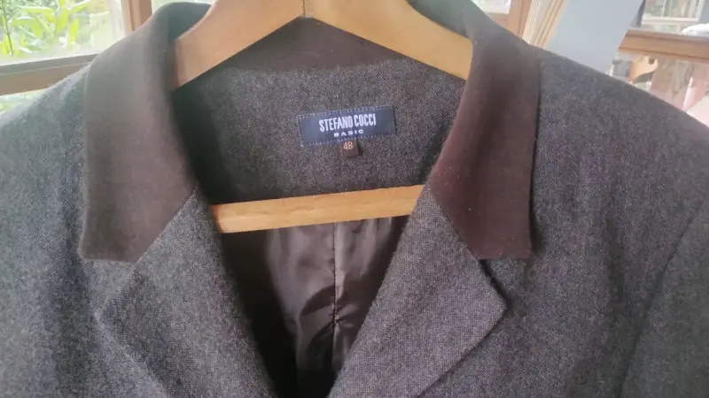 Blazer gris para mujer Stefano Cocci talla 48 - 3