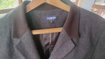 Blazer gris para mujer Stefano Cocci talla 48 - miniatura 3