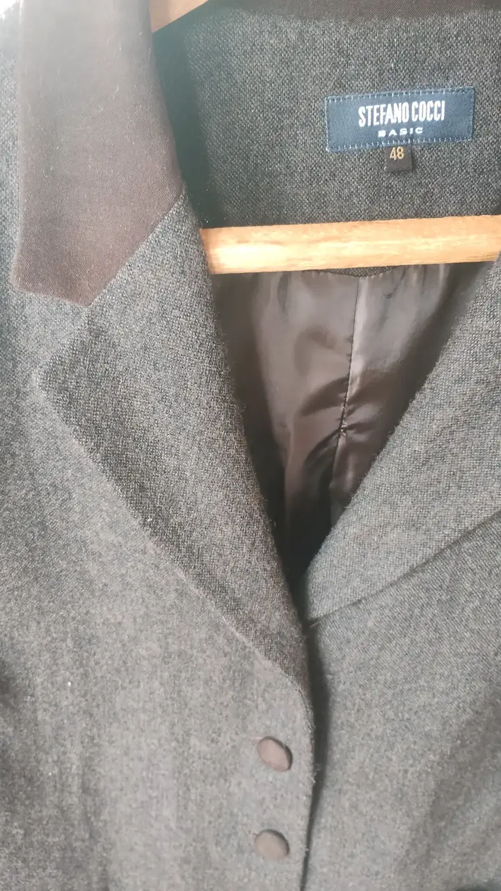 Blazer gris para mujer Stefano Cocci talla 48 - 5