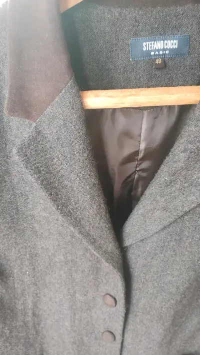 Blazer gris para mujer Stefano Cocci talla 48 - miniatura 5