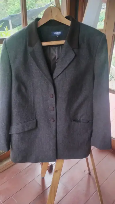 Blazer gris para mujer Stefano Cocci talla 48 - miniatura 6