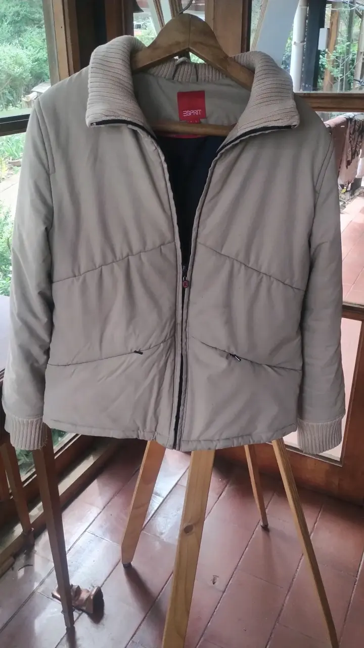 Chaqueta acolchada beige Esprit para mujer - 5