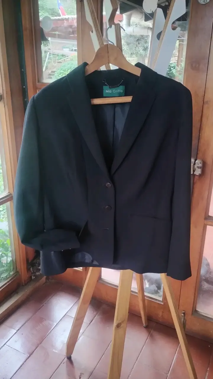Blazer negro elegante Ma Griffe para mujer - 4