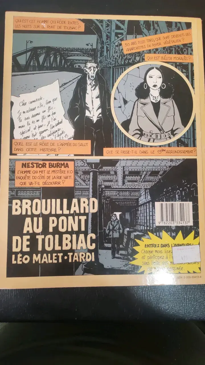 Cómic Brouillard Au Pont De Tolbiac de Léo Malet - 2
