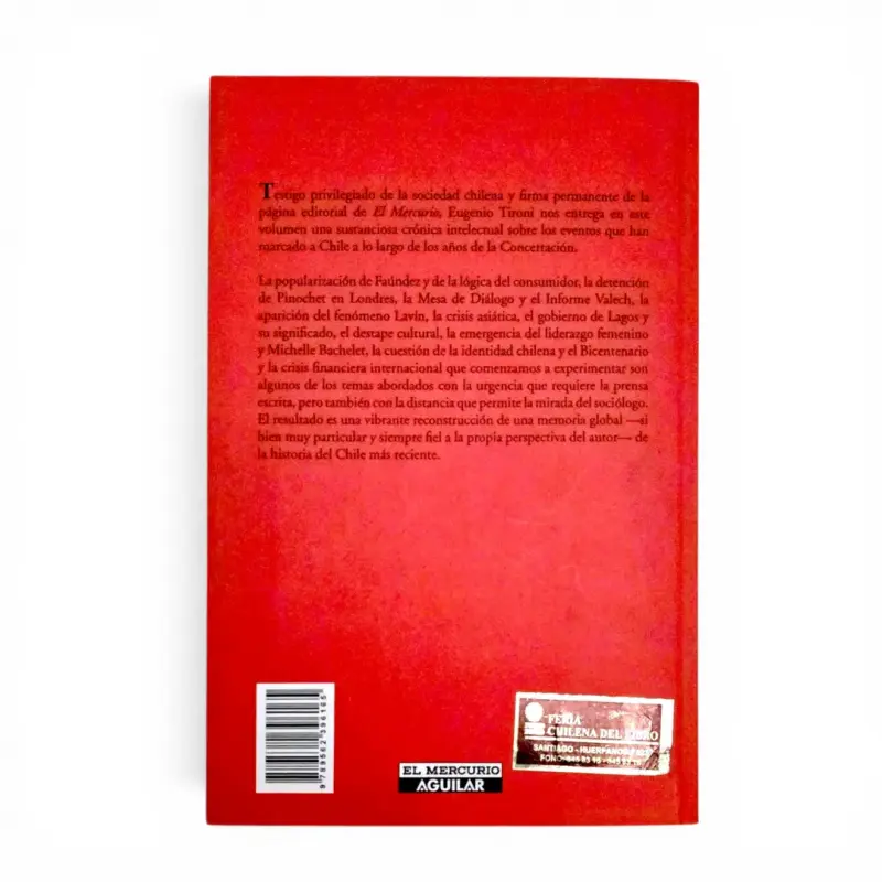 Libro 'Palabras Sueltas' de Eugenio Tironi - 2