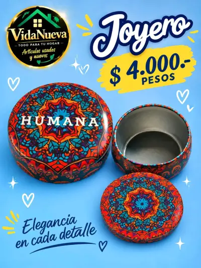 Joyero decorativo Humana elegante - miniatura 1