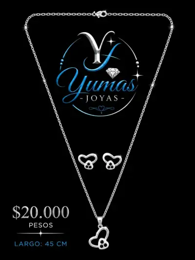 Conjunto de joyas Plata Italiana 925 - miniatura 1