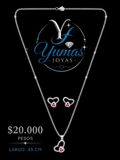 Conjunto de joyas Plata Italiana 925 - miniatura 2