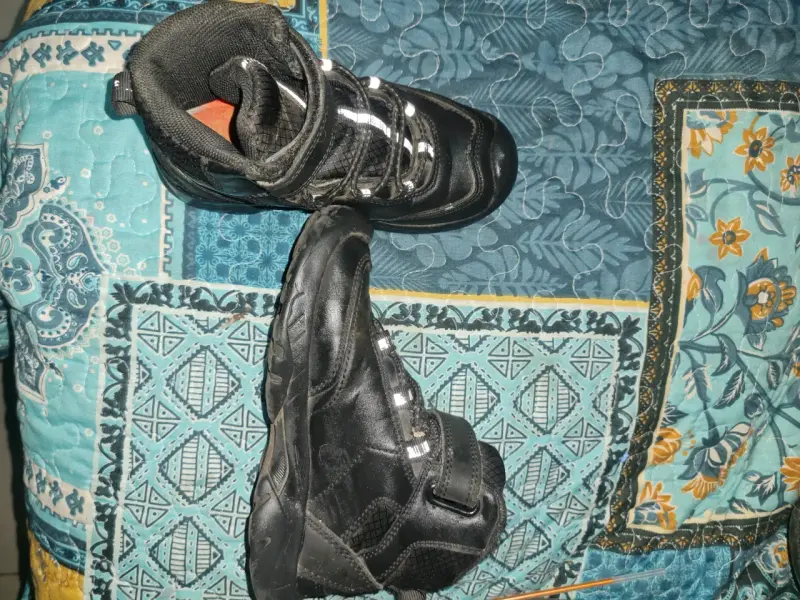 Botas de montaña para niños azul y negro - 2