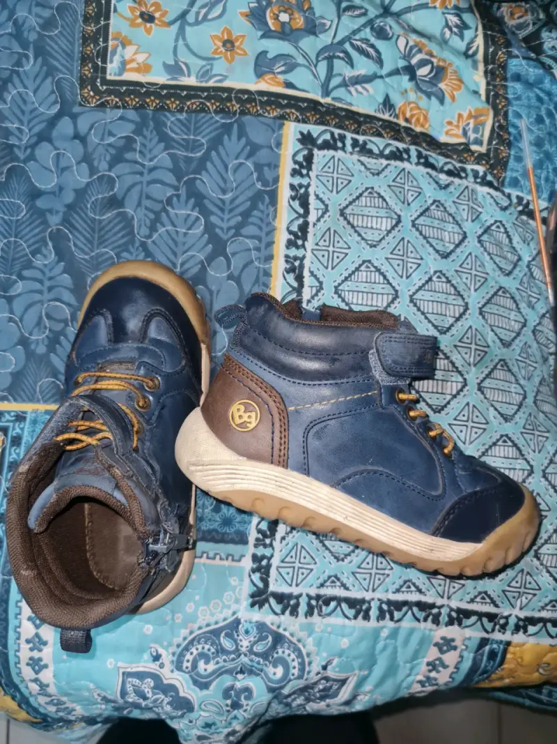 Botas de montaña para niños azul y negro - 3