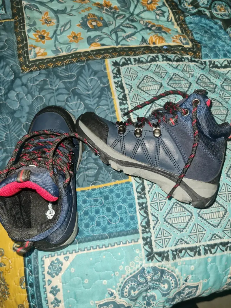 Botas de montaña para niños azul y negro - 4